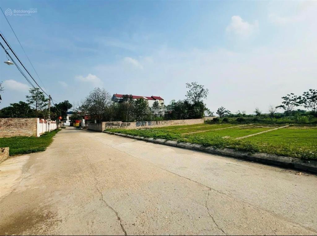 Bán lô áp góc 99,8m2 bìa làng 2 mặt tiền thôn nam cương, xã nội bài, hà nội