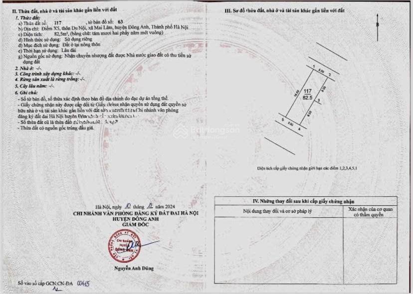 Bán đất đấu giá x5 du nội, mai lâm đón sóng vin yên thường và đường dẫn cầu tứ liên.
