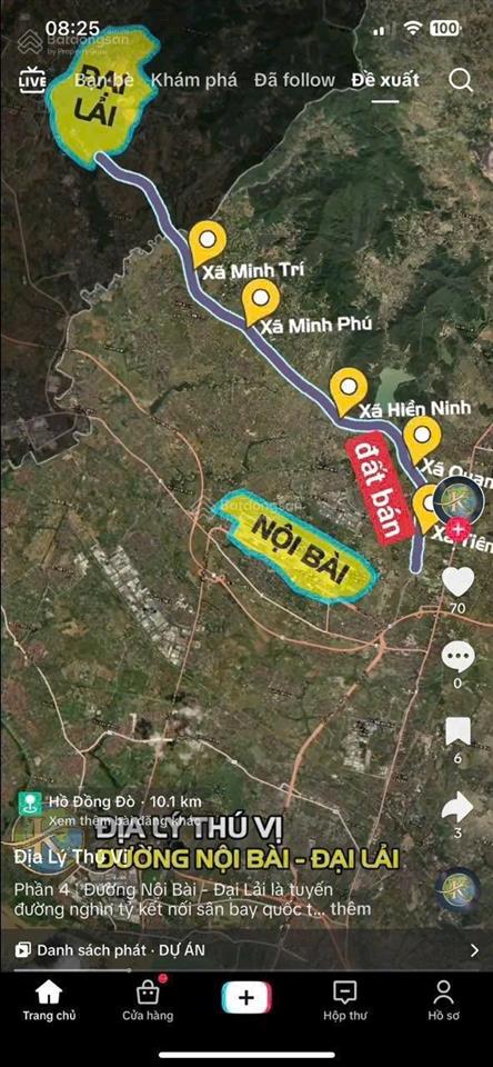 Bán 88,3m2 đất bìa làng thôn thái, xã nội bài, tp hà nội. giá đầu tư  đón sóng đường 1500 tỷ