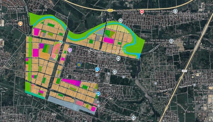 Bán lô đất đẹp 70m² đối diện khu đấu giá tiềm năng tăng giá cao tại thôn đìa, xã phúc thịnh, hn.
