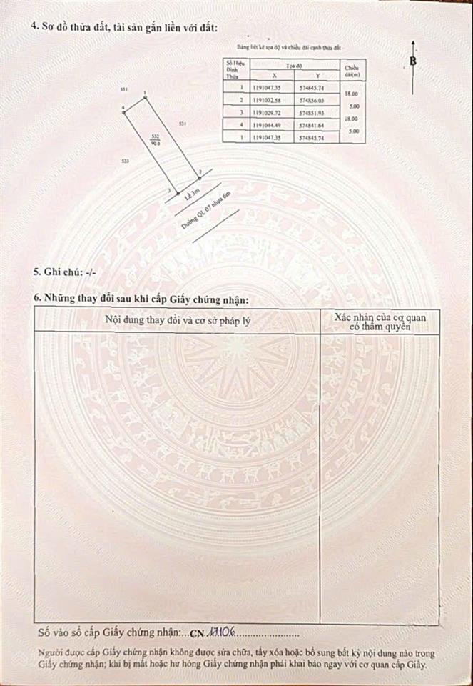 Bán đất nền dự án tại quốc linh diamond city, 1,7tỷ, 90m2