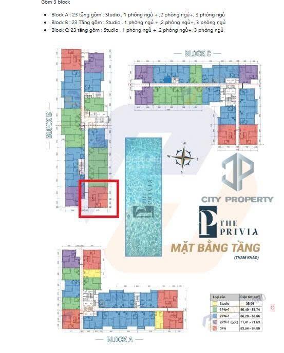 Căn hộ giá tốt the privia khang điền 3pn