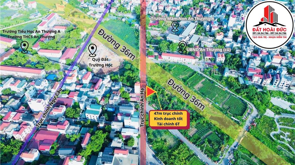 Chính chủ tôi cần bán nhanh 47,6m trục chính an thượng với giá thấp hơn thị trường