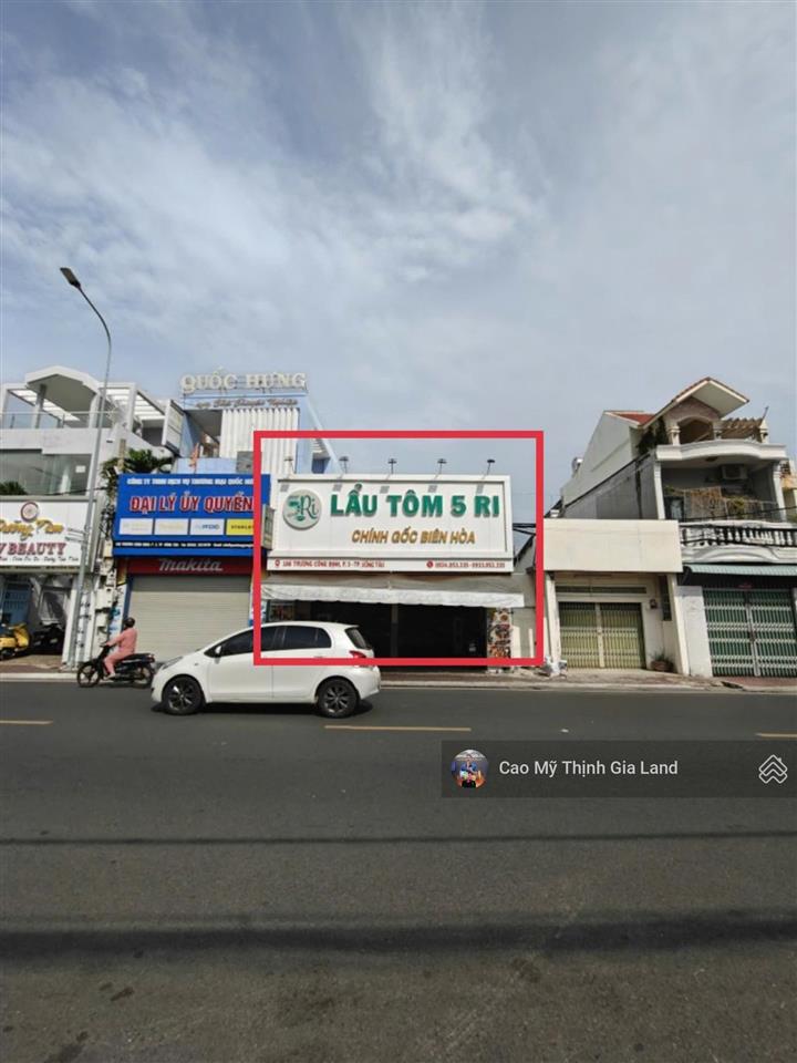Bán nhà mặt tiền trương công định  ngang 7,4m  trục kinh doanh huyết mạch vũng tàu