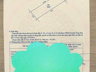 Bán mảnh đất tại viên an ứng hoà hà nội, ô tô vào đất, bước ra trục chính kinh doanh mà chỉ 2x tỷ.