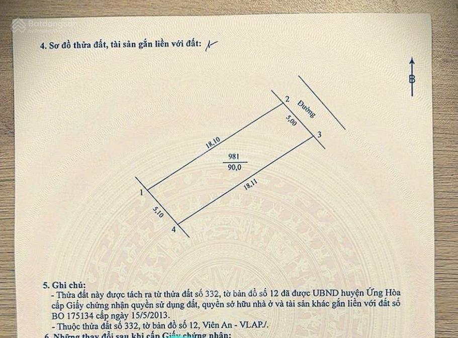 Chủ cần tiền bán gấp mảnh đất tại ứng hòa, hà nội, ô tô vào đất, rất gần tỉnh lộ, giá chỉ hơn 2 tỷ