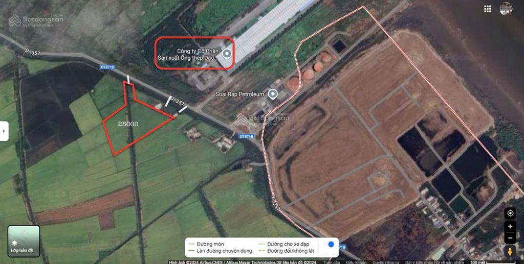 Cần bán 1,2ha đất ruộng tại vàm láng, đối diện cty ống thép. giá 3tỷ500tr.  0901 311 ***