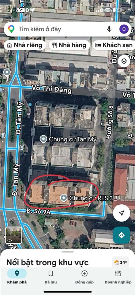 Căn hộ res 3, ngay chợ tân mỹ, quận 7 72m2 căn góc rất mát 2pn+ 2wc. giá 4,150.   0901 311 ***