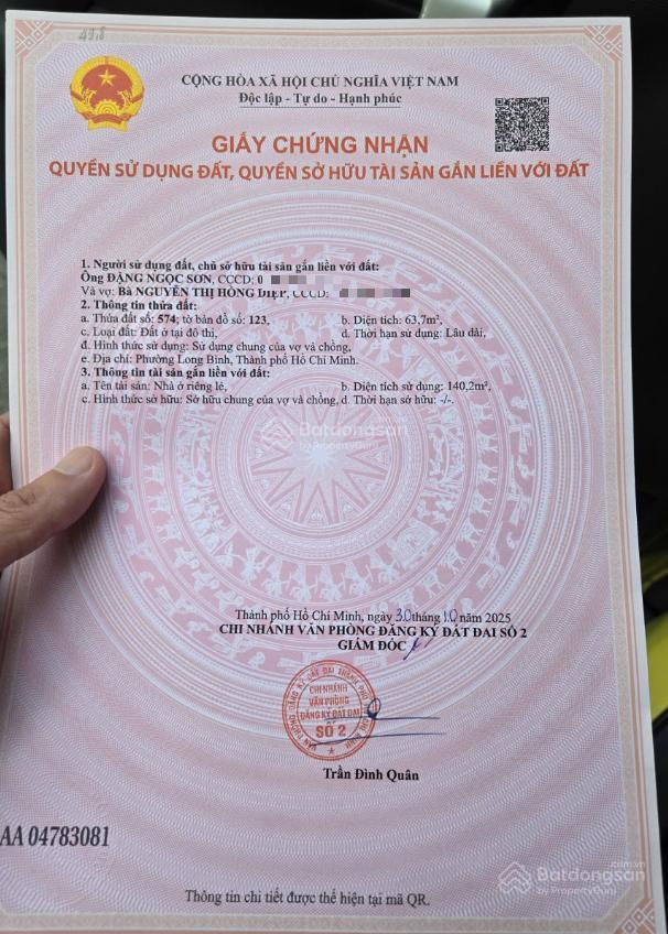 Nhà xây mới chính chủ bán tại hoàng hữu nam, 6,268 tỷ, 63.4m2, view đẹp, uy tín, q9, hcm