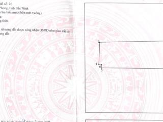 Lô đất đẹp đại chu long châu yên phong, ngõ 2m, gần kcn, giá chỉ 28 triệu/m²