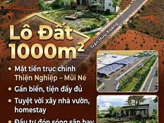 1.000m2 mt trần hữu xoàng,p.mũi né, gần sân bay phan thiết 2 tỷ