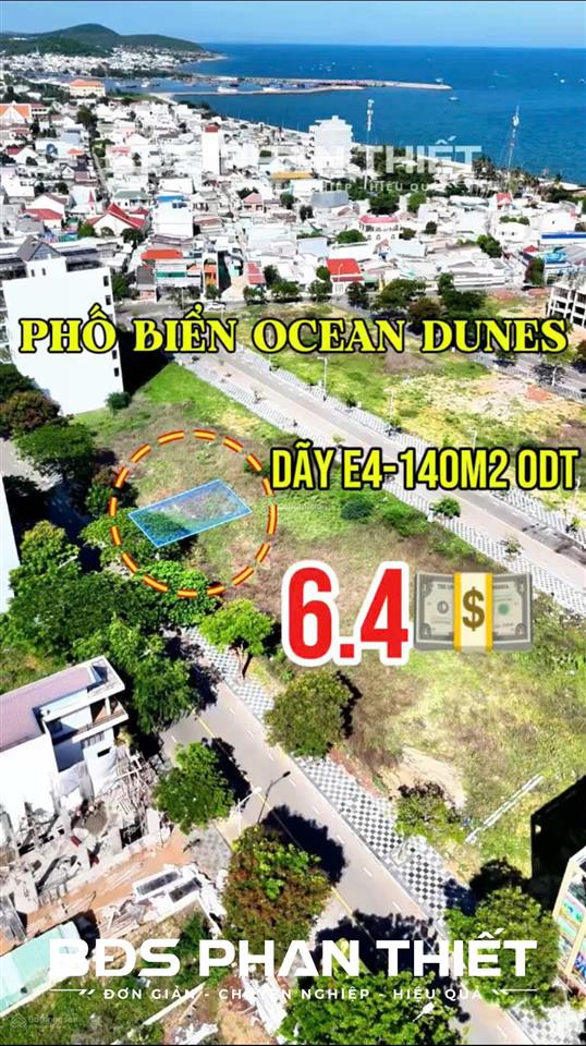 Ocean dunes giá 6.4 tỷ 140m2 rẻ hơn xung quanh 15%