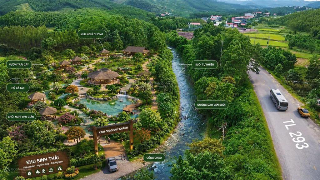 Bán siêu phẩm đất nghỉ dưỡng view suối tây yên tử 4.126m2, mặt đường tỉnh lộ 293