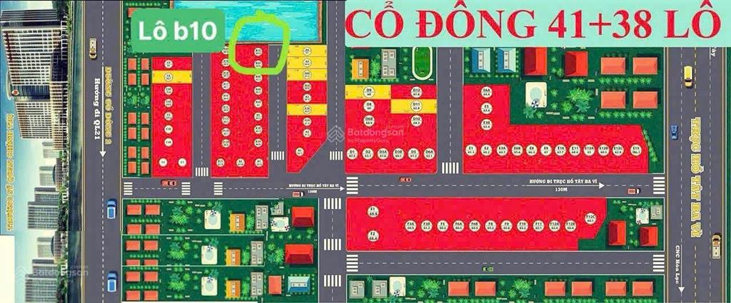 Lô đất 60.4m2 full thổ tại đoài phương, hn  giá chỉ 2.3 tỷ