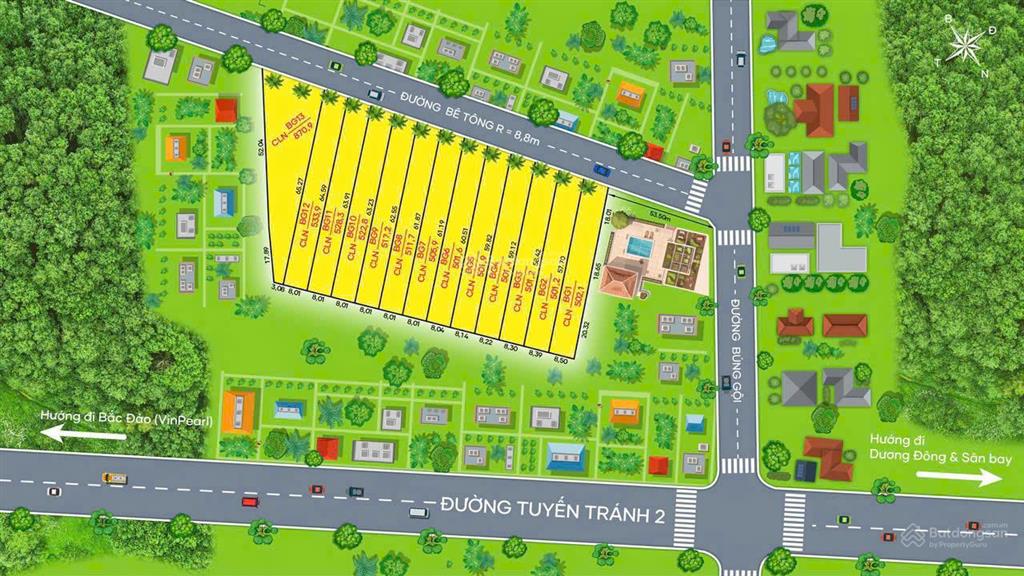 Bán đất 501m2 có 100m2 odt tại búng gội, cửa dương sổ đỏ riêng, gần đường lớn