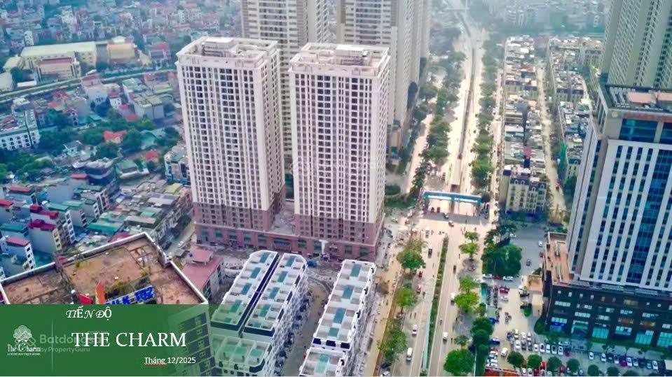 Cần bán căn 3pn the charm trong tháng 5 | dt 91.5m2 tầng cao view thoáng | giá 7.7 tỷ