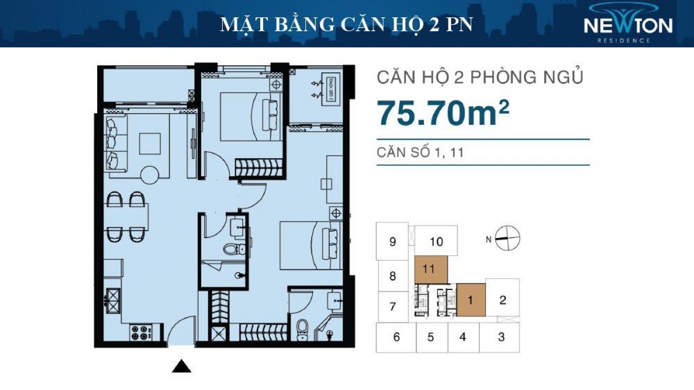 Cho thuê căn hộ newton 2pn1pnot giá tốt chỉ từ 15tr18tr/tháng nhà đẹp đầy đủ nội thất