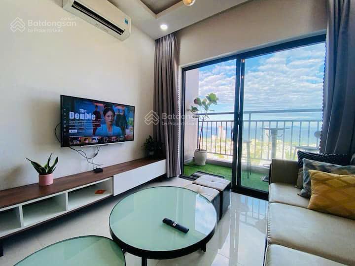 Căn hộ 2 phòng ngủ view biển tầng cao tại sơn trà ocean view