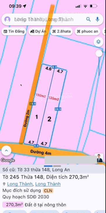 Cần bán 135m2 sổ riêng + thổ cư, giá chỉ 1,7 tỷ thương lượng