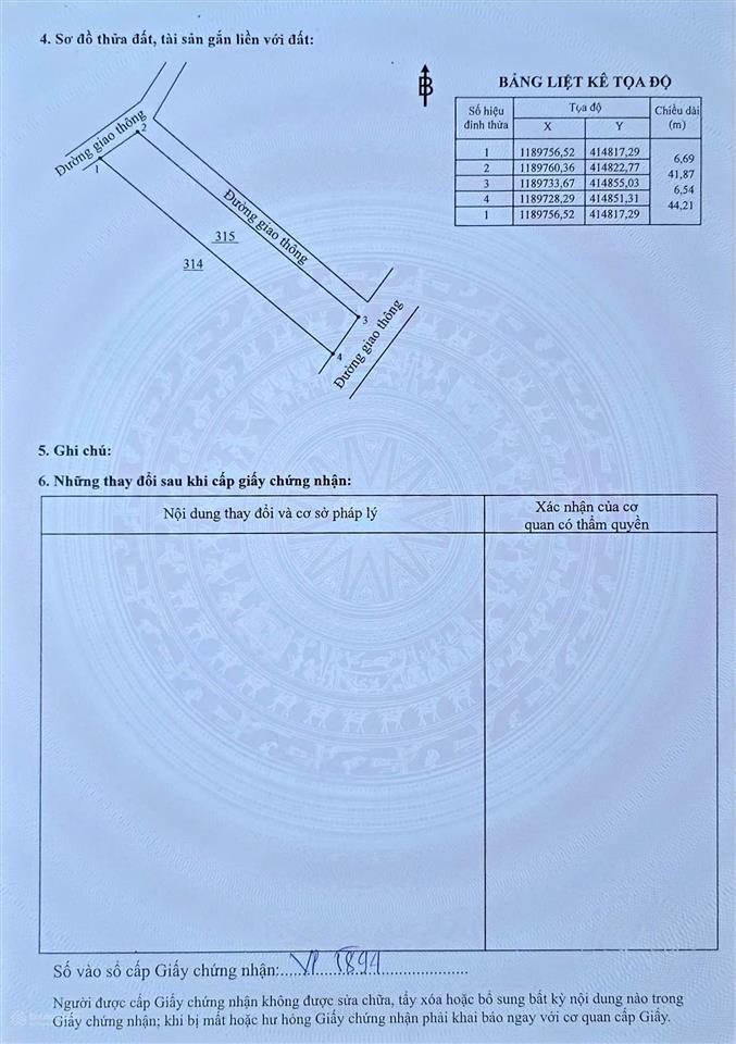 Cần bán lô đất 455m2 thổ cư + sổ riêng giá đầu tư