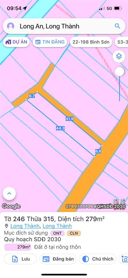 Cần bán lô đất 455m2 thổ cư + sổ riêng giá đầu tư