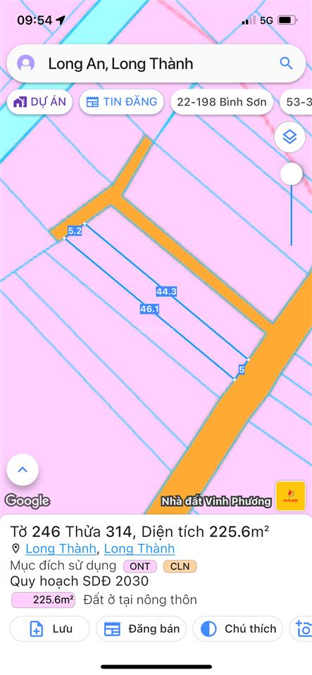 Cần bán lô đất 455m2 thổ cư + sổ riêng giá đầu tư