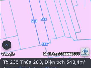 Chính chủ gửi bán lô 543m2 thổ cư + sổ riêng cổng trước sân bay long thành