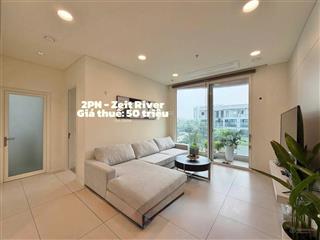 Nhà đẹp giá xinh, 2 phòng ngủ view cực chill 88m2, nội thất cao cấp, giá 45 triệu, the zeit river