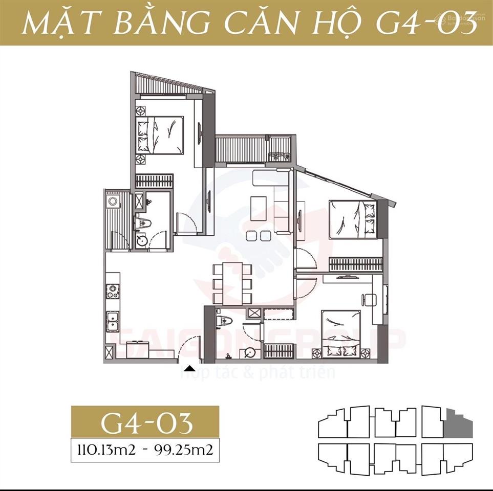 Tòa g, căn góc, view vinhome, 3pn, 2wc, giá 8 tỷ bao sang tên, 99m2 tại le grand jardin