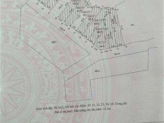 Chính chủ cần bán lô đất gần ubnd xã hạ bằng, dt 78,1m2.  0941 962 ***