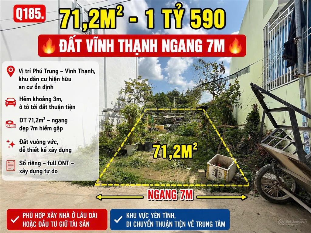 Q185. ngang 7m full thổ cư sau toyota 23/10 chỉ 1 tỷ 590 triệu