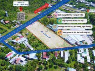 Tỉnh lộ 3, gần kcn suối dầu, cách nha trang 6km  quỹ đất 2 mặt tiền  6.595,2m²  29 tỷ