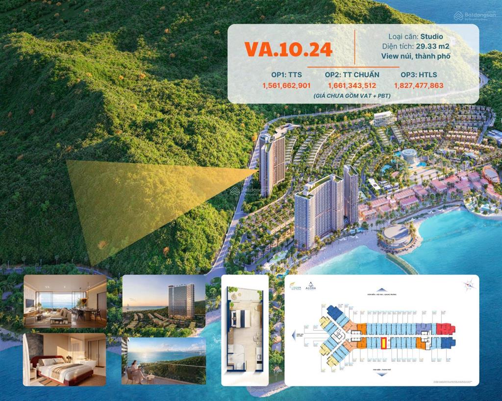 Alora libera nha trang 1,77 tỷ mã va.10.24 studio view biển, hồ bơi