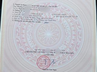 Bán đất khu quy hoạch nga văn tam linh