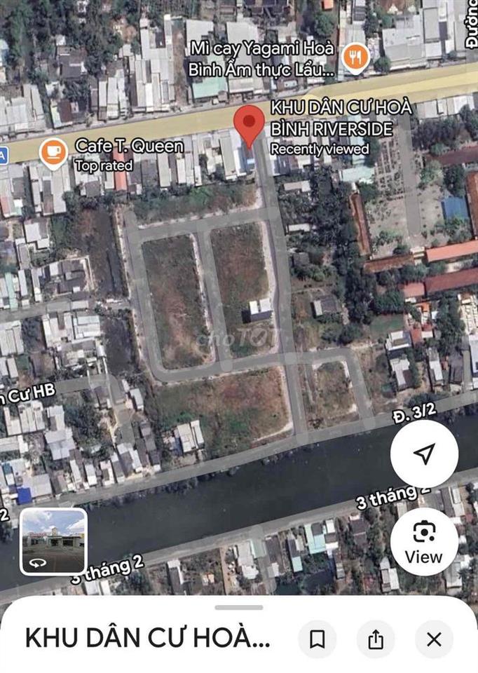Đất nền khu dân cư ven sông Hoà Bình ( Hoà Bình riverside )