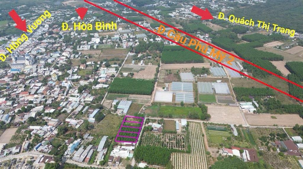 Đất nền thổ cư hẻm 2 oto né nhau cạnh ngay đường phú mỹ 2 và nút giao đường đi sân bay lt