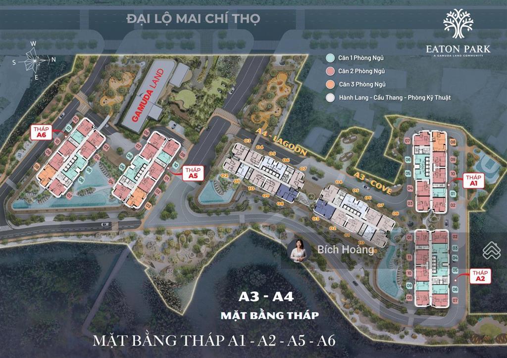 Eaton park bán căn hộ 2pn, view thoáng, giá tốt nhất thị trường