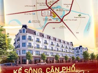 Dự án trái bầu riverside. chỉ với 3.750tr lõi trung tâm tp.hải dương