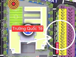 Hót..1 lô view đối diện trường học quốc tế  kđt thành đông metropolis hd