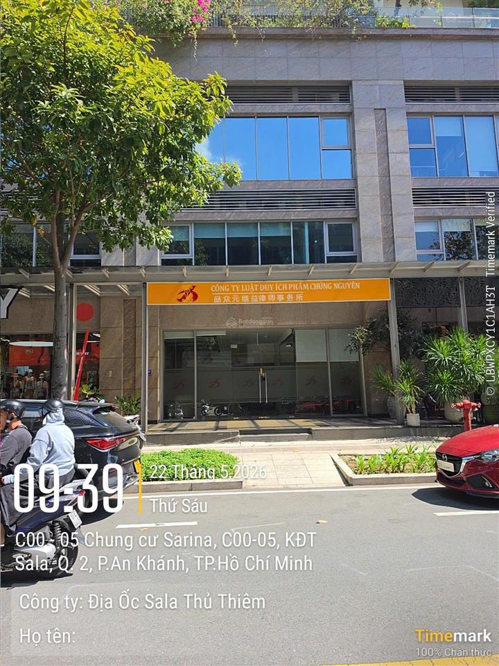 Chính chủ gửi bán shophouse sarina khu sala thủ thiêm