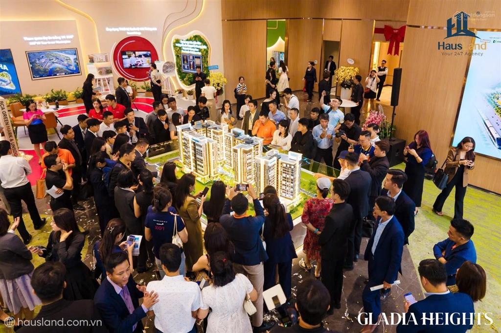 Gladia heights | độc quyền quỹ căn hiếm view sông ngay mở bán đợt 1 | đơn giá 83 triệu/m2