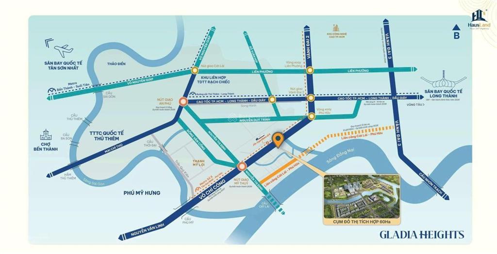 Gladia heights | độc quyền quỹ căn hiếm view sông ngay mở bán đợt 1 | đơn giá 83 triệu/m2
