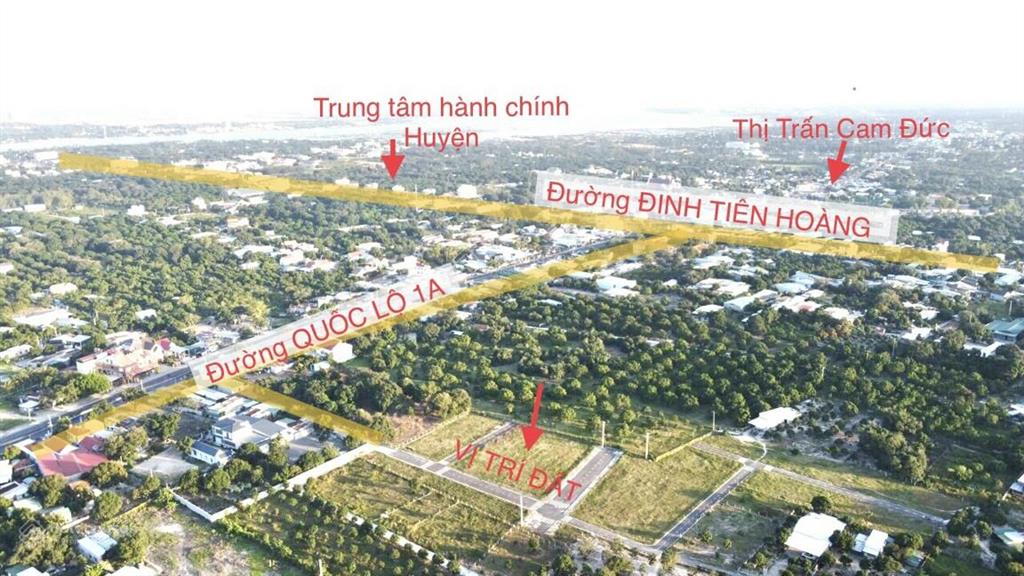 Chỉ 600tr cắt lỗ đất tt cam lâm cách ql 1a 200m, gần đinh tiên hoàng và biển bãi dài sổ full thổ cư