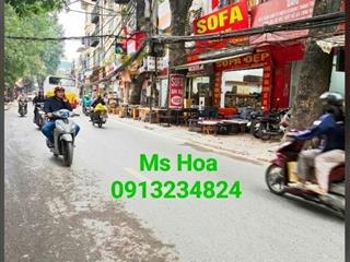 GIẢM SỐC NHÀ MẶT PHỐ LA THÀNH TT BA ĐÌNH  GIÁP RANH CẦU GIẤY KD, VỈA HÈ RỘNG MÊNH MÔNG Ô TÔ TRÁNH  92M X 3 TẦNG 40 TỶ .