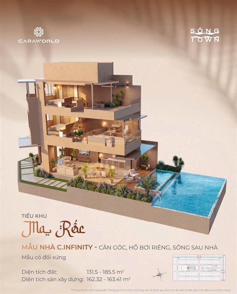 Bán căn nhà phố 208,3m2, xây dựng 1 trệt + 2 lầu, full nội thất cao cấp, view biển cam ranh.