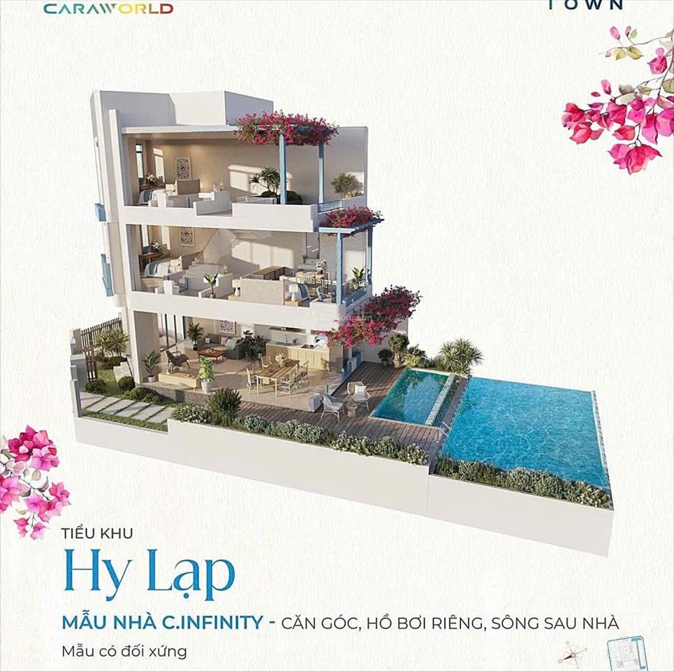 Bán căn nhà phố 208,3m2, xây dựng 1 trệt + 2 lầu, full nội thất cao cấp, view biển cam ranh.