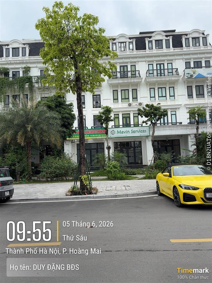 Cho thuê nhà thô căn shophouse dt 107,5 m2 giá 16 tr/th thuê lâu dài, sẵn giao dịch