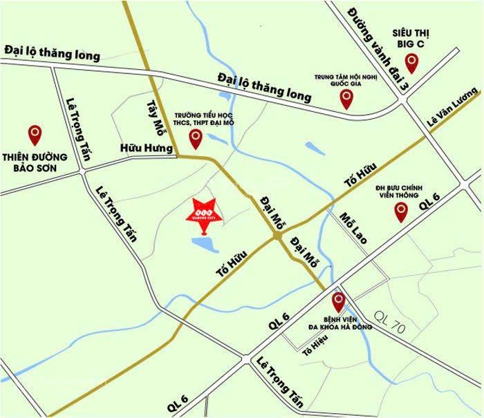 Chân đế shophouse tầng 1 và tầng 2 dự án flc đại mỗ diện tích từ 52m2  60m2 67m2  80m2 giá tốt