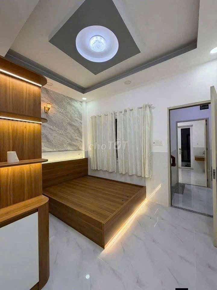 Cho thuê nhà thạnh lộc 37 trệt 3 lầu 12tr
