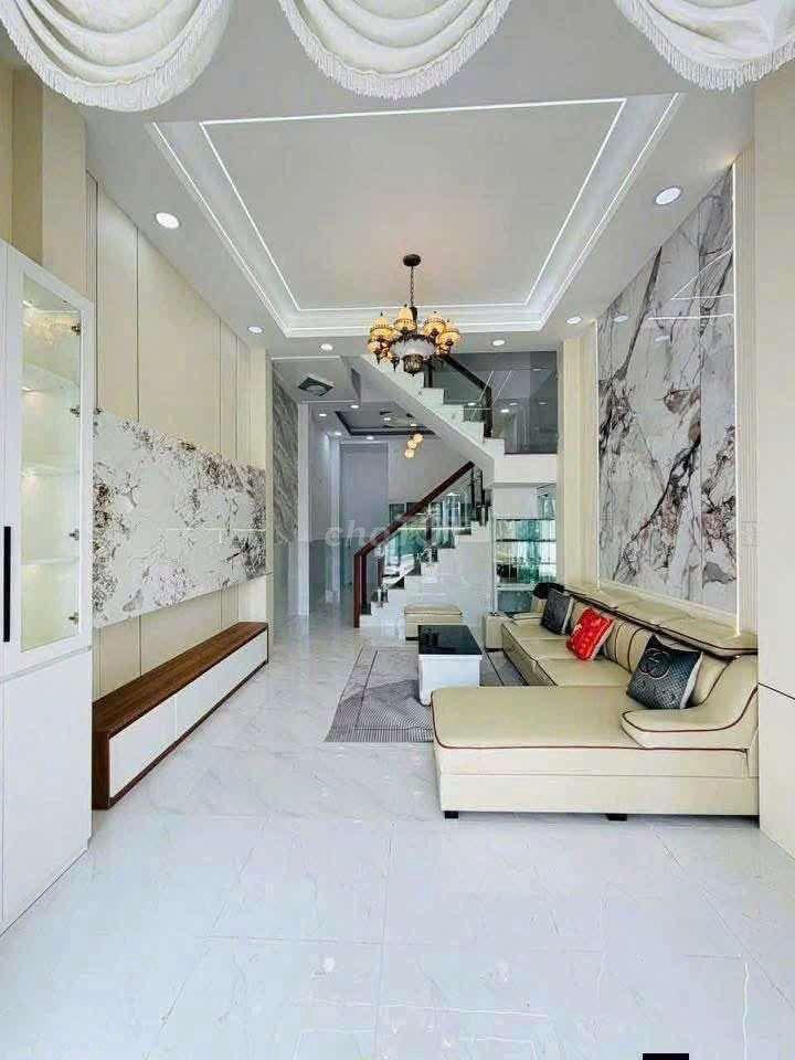 Cho thuê nhà thạnh lộc 37 trệt 3 lầu 12tr